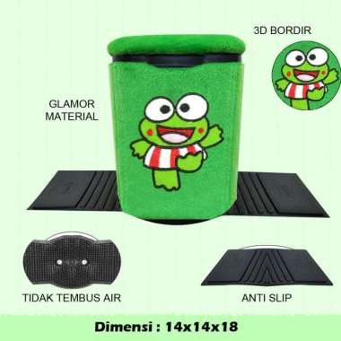 Tempat Sampah Mobil Karakter / Tong Sampah Motif Bola BANYAK MODEL KEROPI