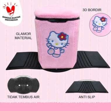Tempat Sampah Mobil Karakter / Tong Sampah Motif Bola BANYAK MODEL HELLOKITTY