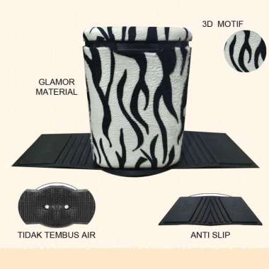 Tempat Sampah Mobil Karakter / Tong Sampah Motif Bola BANYAK MODEL ZEBRA
