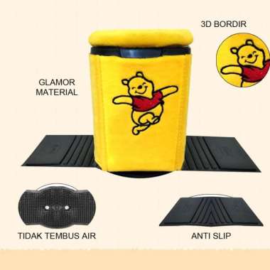 Tempat Sampah Mobil Karakter / Tong Sampah Motif Bola BANYAK MODEL POOH