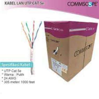 KABEL LAN AMP CAT 5E COMMSCOPE / KABEL UTP CAT 5E COMMSCOPE