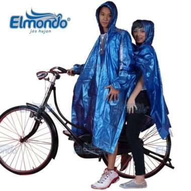 Jas Hujan Ponco PASANGAN COUPLE Waterproof Anti Air ELMONDO 708 Hijau