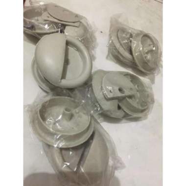 Handle Pintu PVC model Bulat sistem Tarik / Tarikan Handle door PVC - Handle Bulat Pintu WC / toilet
