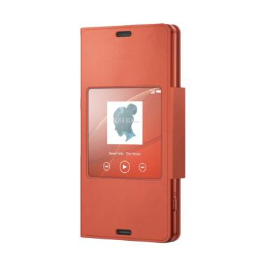 Sony SCR26 Case Style Up Flipcover ... peria Z3 Compact - Orange
