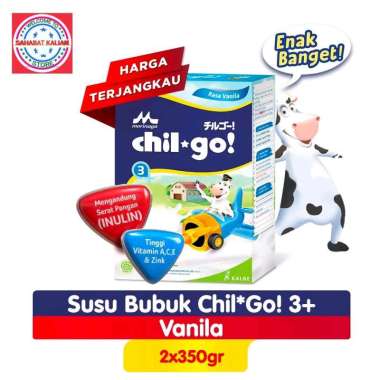 Promo Harga Morinaga Chil Go Bubuk 3 Vanilla 700 gr - Blibli