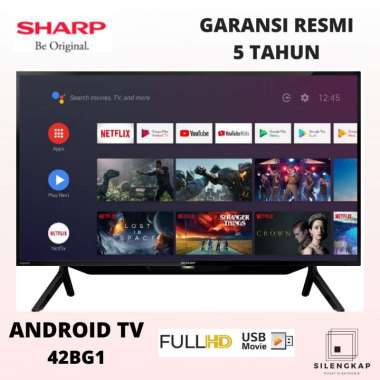 TV Sharp 42 Inchi 42BG1 Android TV Garansi Resmi