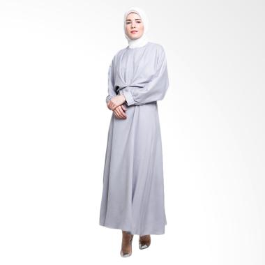 Allev Ramiza Dress Gamis - Silver