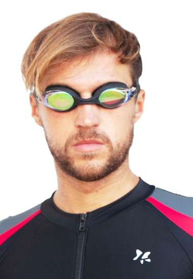 Lasona Swim Goggles Kacamata Renang Kinetix Irridium KC-KIN-I - Silver