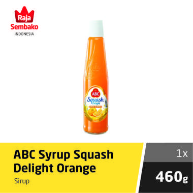 Promo Harga ABC Syrup Squash Delight Jeruk Florida 460 ml - Blibli