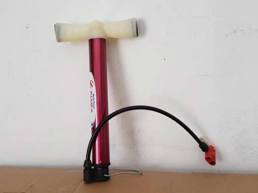 portable pompa sepeda, pompa bola , pompa ban motor mini Merk PANDA multiwarna