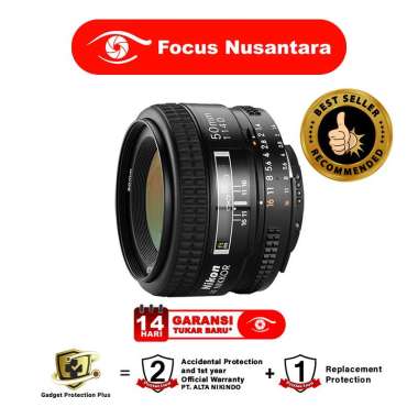 FOCUS NUSANTARA - Nikon AF 50mm f/1.4D Nikkor Lens A Lensa Kamera