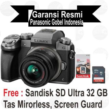 Panasonic DMC-G7K Kamera Mirrorless 16MP dengan OLED EVF dan Touchscreen