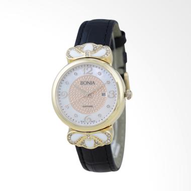 Bonia B10118-2255 Jam Tangan Wanita - Black Gold