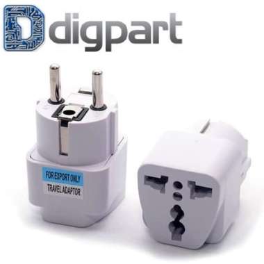 Over Steker Colokan Kaki 3 ke Kaki 2 Traver Adaptor Kaki 3 ke Kaki 2