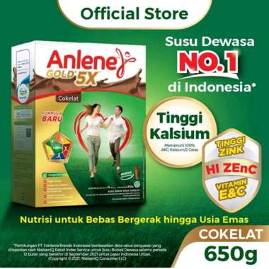 Anlene Susu Dewasa Gold Coklat [600 gr]