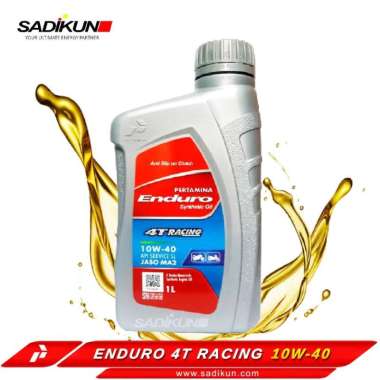 Pertamina Enduro 4T Racing 10W-40 API SL/ JASO MA2 Oli Motor [1 Liter]