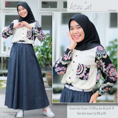 Atifa Set by Shofiya Cream