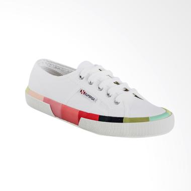 Superga 2750 Cotmultifoxingu Sneaker Shoes - White Multicolor 3
