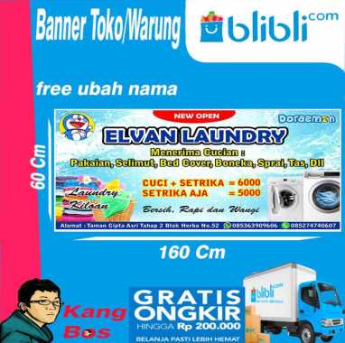 Jual Banner Laundry Agustus 2021 Banyak Pilihan Harga Murah Blibli