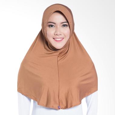 Elzatta Zaria M Rumana Jilbab Instant - Brown