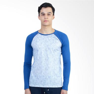 Manzone Destination Bestbuy T-Shirt Pria - Blue