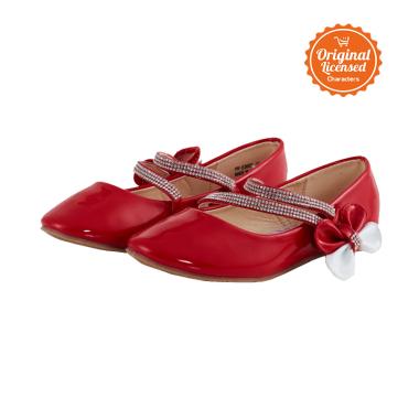 Disney Princess Girls with Diamond Flat Shoes Sepatu Anak