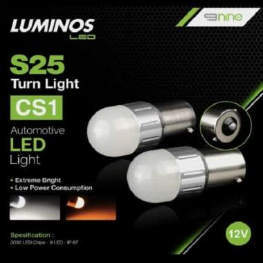 LAMPU LED LUMINOS SEIN SOKET S25 3030-9 TITIK