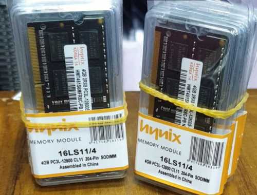MEMORY RAM LAPTOP HYNIX DDR3 4GB PC3L 12800