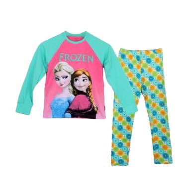 VERINA BABY Caluby Frozen Pajamas Baju Tidur Anak - Blue Pink
