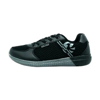 Phoenix Venus Sepatu Lari Pria - Black Dark Grey