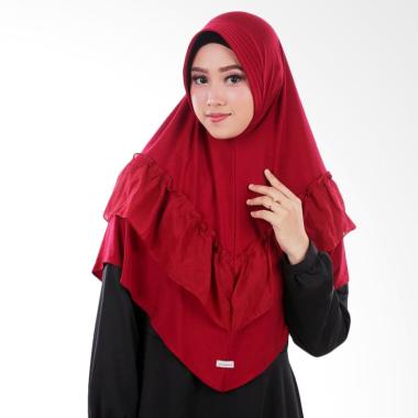 Inara House Aulia Kanisha Jilbab Instan - Merah Hati Inara House Aulia Kanisha Jilbab Instan - Merah Hati