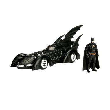 Jada Batman Forever Batmobile & Batman Diecast - Hitam