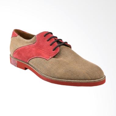 Ftale Footwear Carousel Sepatu Pria - Brown Red