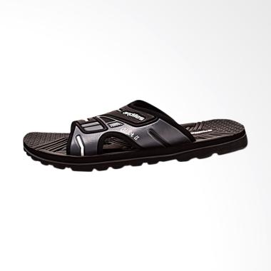 Ardiles Men Dual On Sandal Pria - Hitam Abu