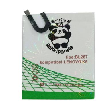 Baterai/Battery Double Power Double Ic Rakkipanda Lenovo K6 / Lenovo BL267 [6000mAh]