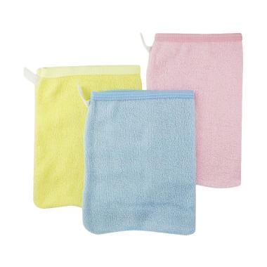Vinina Waslap Tangan Lap Mandi Bayi [Small/3 pcs]