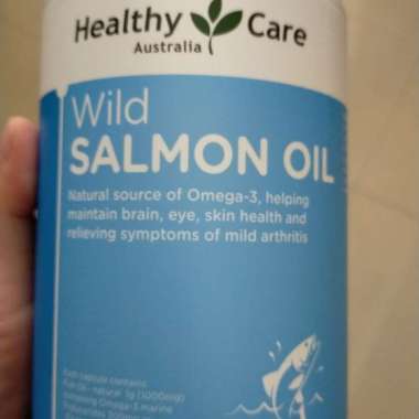 Healthy Care Wild Salmon Oil Omega 3 Suplemen [1000 mg/ 500 kapsul]