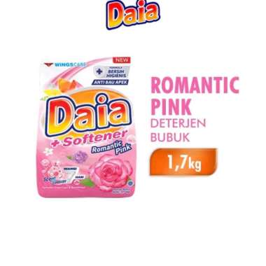 Promo Harga Daia Deterjen Bubuk + Softener Pink 1800 gr - Blibli