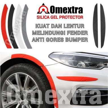 Silica Fender Guard Bar Omextra Silikon Anti Gores Fender Bumper Guard - Random BUMPER PUTIH