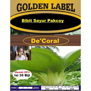 Bibit Sayur Pakcoy De'Coral | Bibit Pakcoy