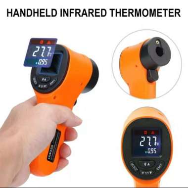 harga Termometer infrared suhu makanan susu bayu air panas HW55 - Biru Blibli.com