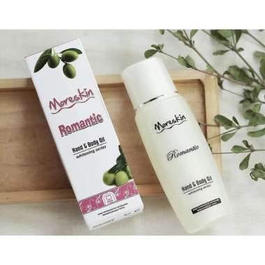 MORESKIN HandBody Oil Romantic - Pemutih Pencerah Kulit / HandBody Pemutih Badan Permanen / Pelembab