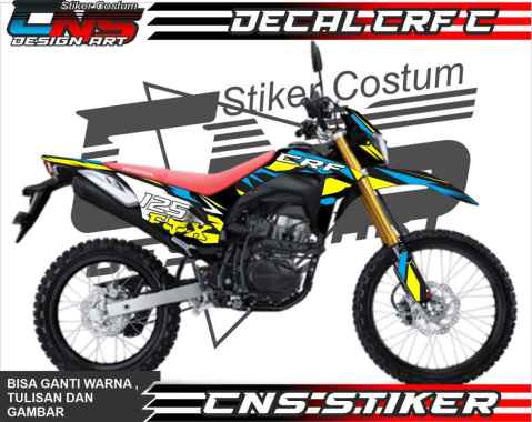 stiker decal crf keren