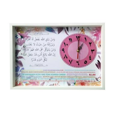 Tatomi Walldecor Landscape Wooden P ... gan Jam Dinding - Rainbow