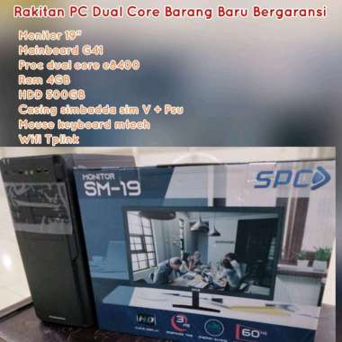 PAKET RAKITAN PC INTEL CORE 2 DUO SIAP PAKAI