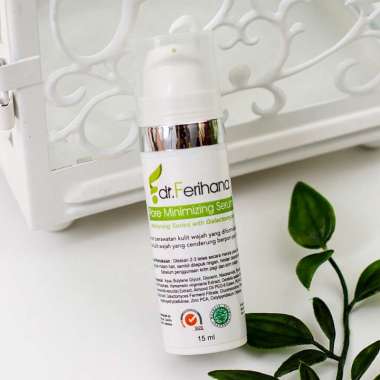 New dr. Ferihana Pore Minimizing Serum Pengecil Pori Pencerah 15 ml