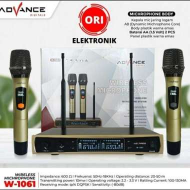 MIC ADVANCE WIRELESS MIC-1061(50Hz-18KHz)