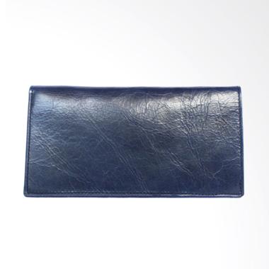 Kenes Leather PU Dompet Pria - Navy