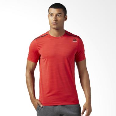 Reebok Activchill Men Tee Pakaian Olahraga Pria - Red [BR9673]