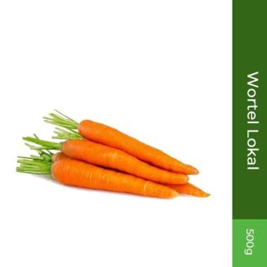 Wortel Lokal Segar 500gr